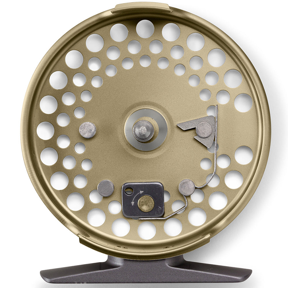 Orvis Battenkill Click Fly Reel inside of the bronze model