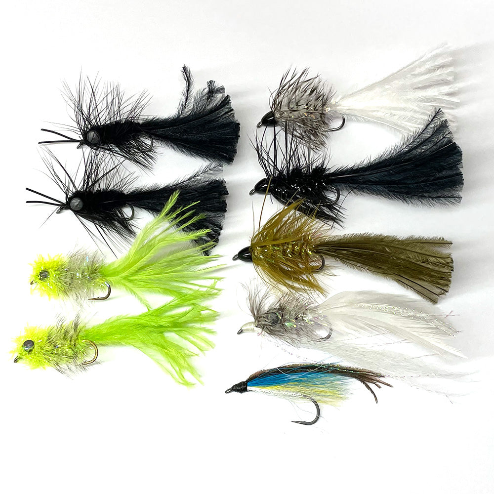 Early Season Smallmouth Bass Fly Assortment