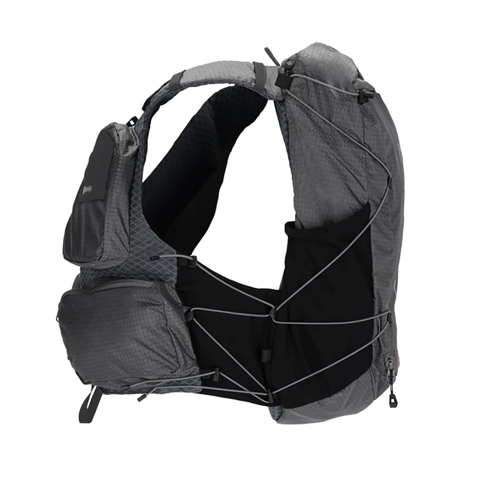 Simms Flyweight Vest Pack in smoke color