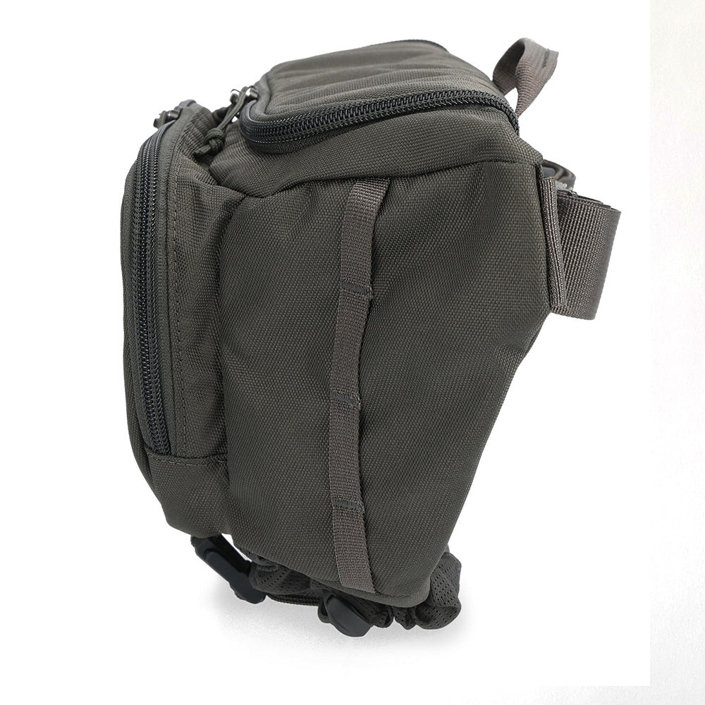 Simms Tributary Hip Pack in basalt color