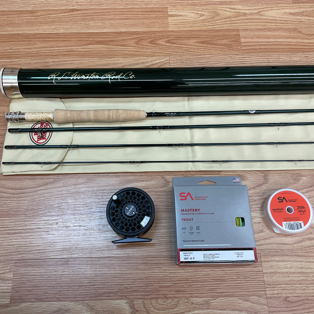 Winston Pure2 794-4 Fly Rod and Reel Outfit