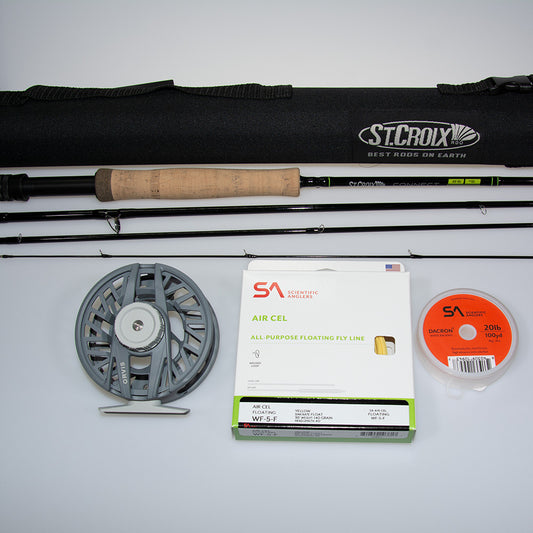 St Croix Connect 8'6" 5weight fly rod and reel outfit with Orvis Clearwater III Reel