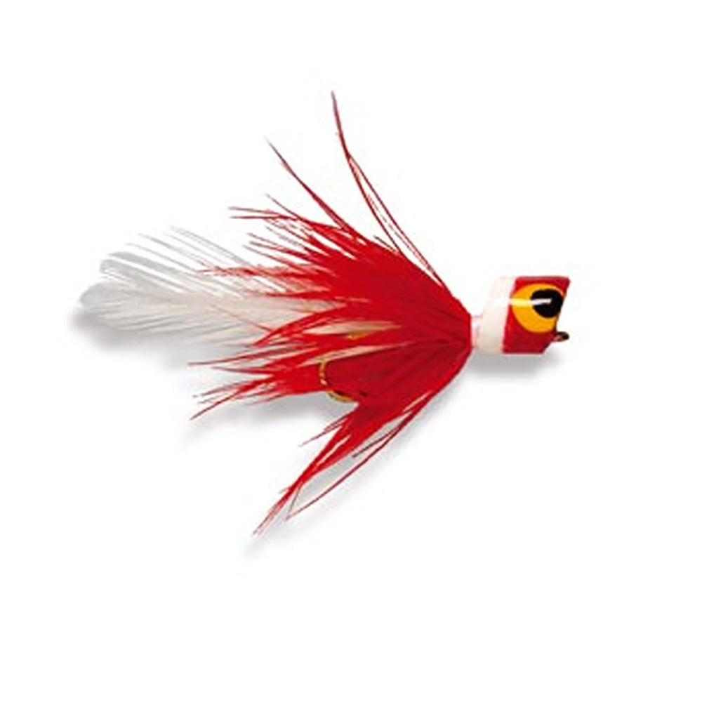 Bluegill Popper in Red/White