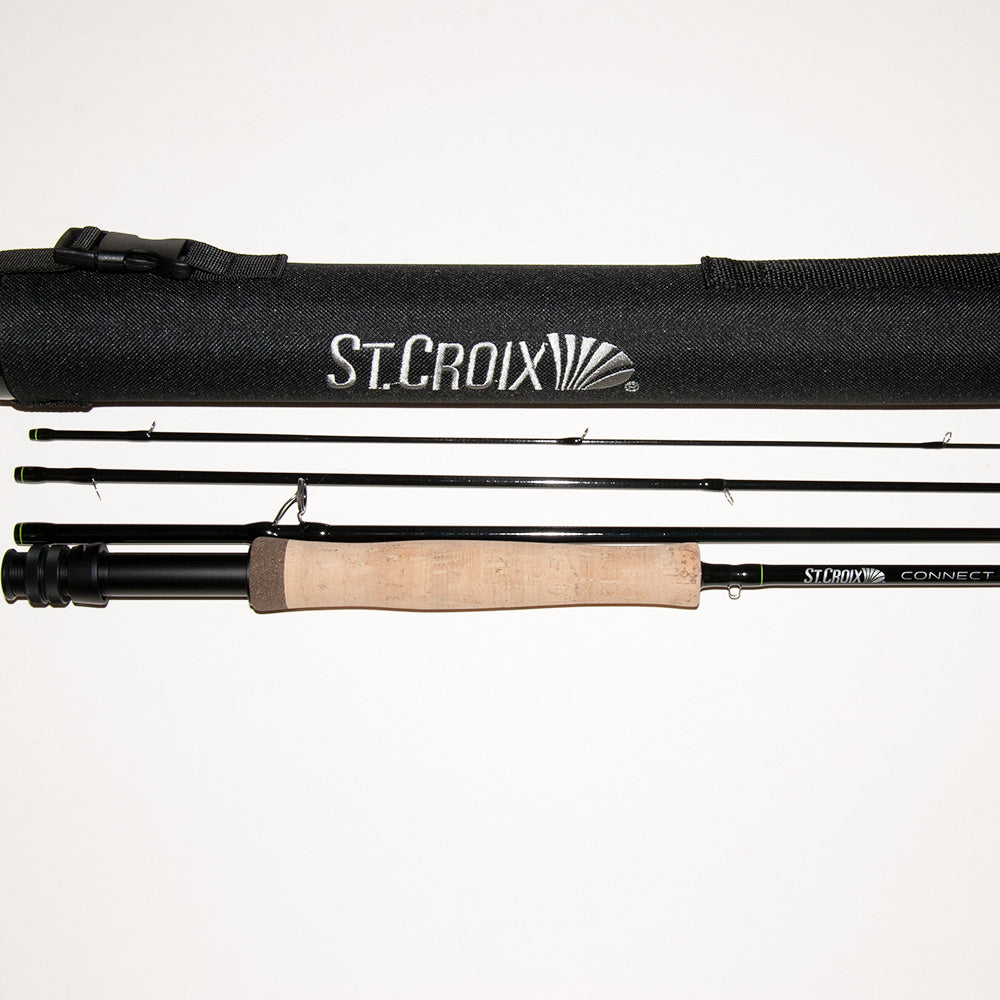 St. Croix Connect with standard reel seat, cork grip and regular butt