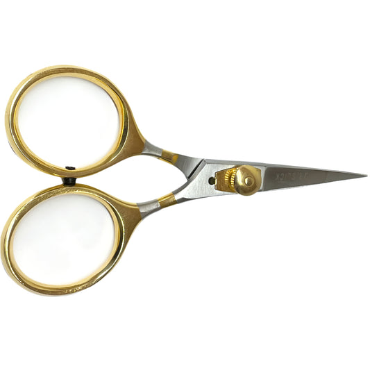 Shown are the Dr. Slick Razor Scissors 4.5 on a white background - Murray's Fly Shop