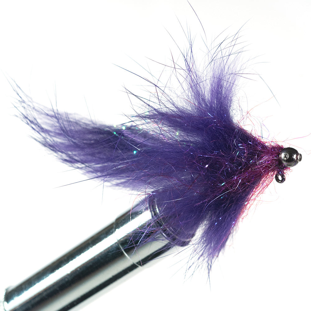 Jig Hook Streamer Purple Squirrel