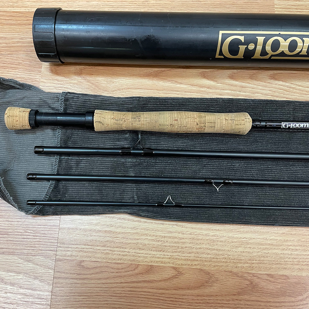 USED Loomis GL3 9ft 8wt 4pc fly rod