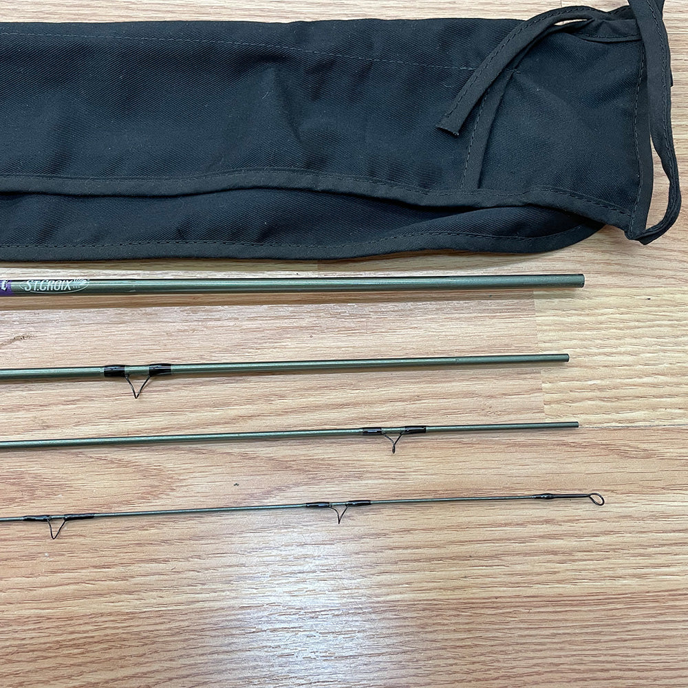 USED St. Croix Mojo Trout 8ft 4wt fly rod -273