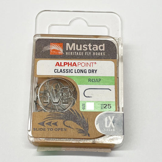 Mustad Heritage Dry Fly Hook R43AP