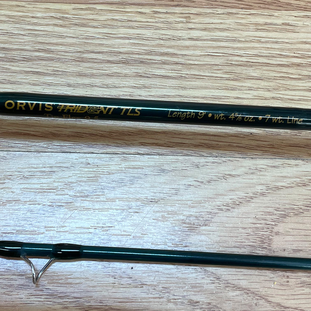 USED Orvis Trident TLS 9ft 7wt 2pc fly rod