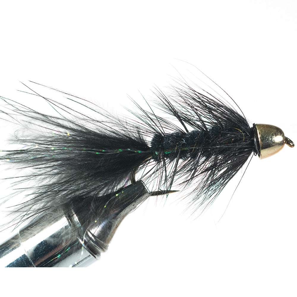 Cone Head Woolly Bugger, black