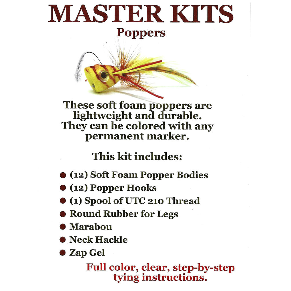 Popper Fly Tying Kit